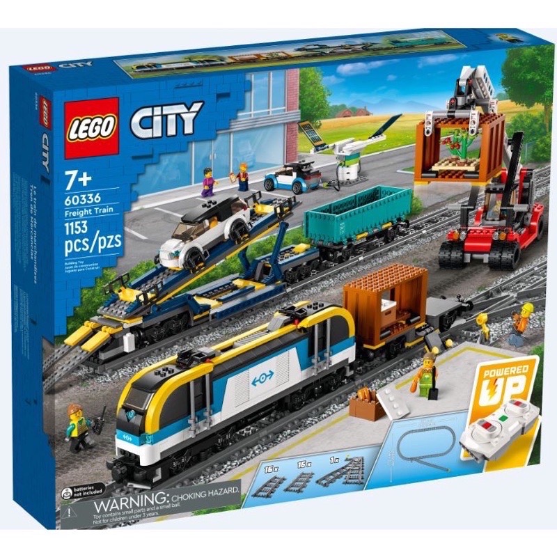 ￼《蘇大樂高賣場》LEGO 60336 CITY 貨運列車 火車 (全新)可遙控