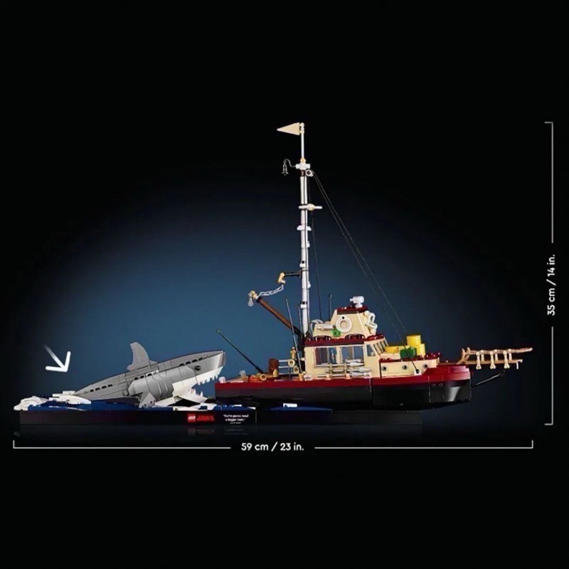 《蘇大樂高》 LEGO 21350 大白鯊 （全新）-細節圖6