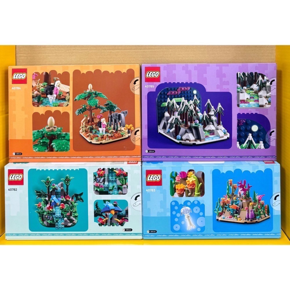 《蘇大樂高》LEGO 40784 40782 40783 40785 非洲大草原 熱帶雨林 海底世界 北極光 （全新）-細節圖3