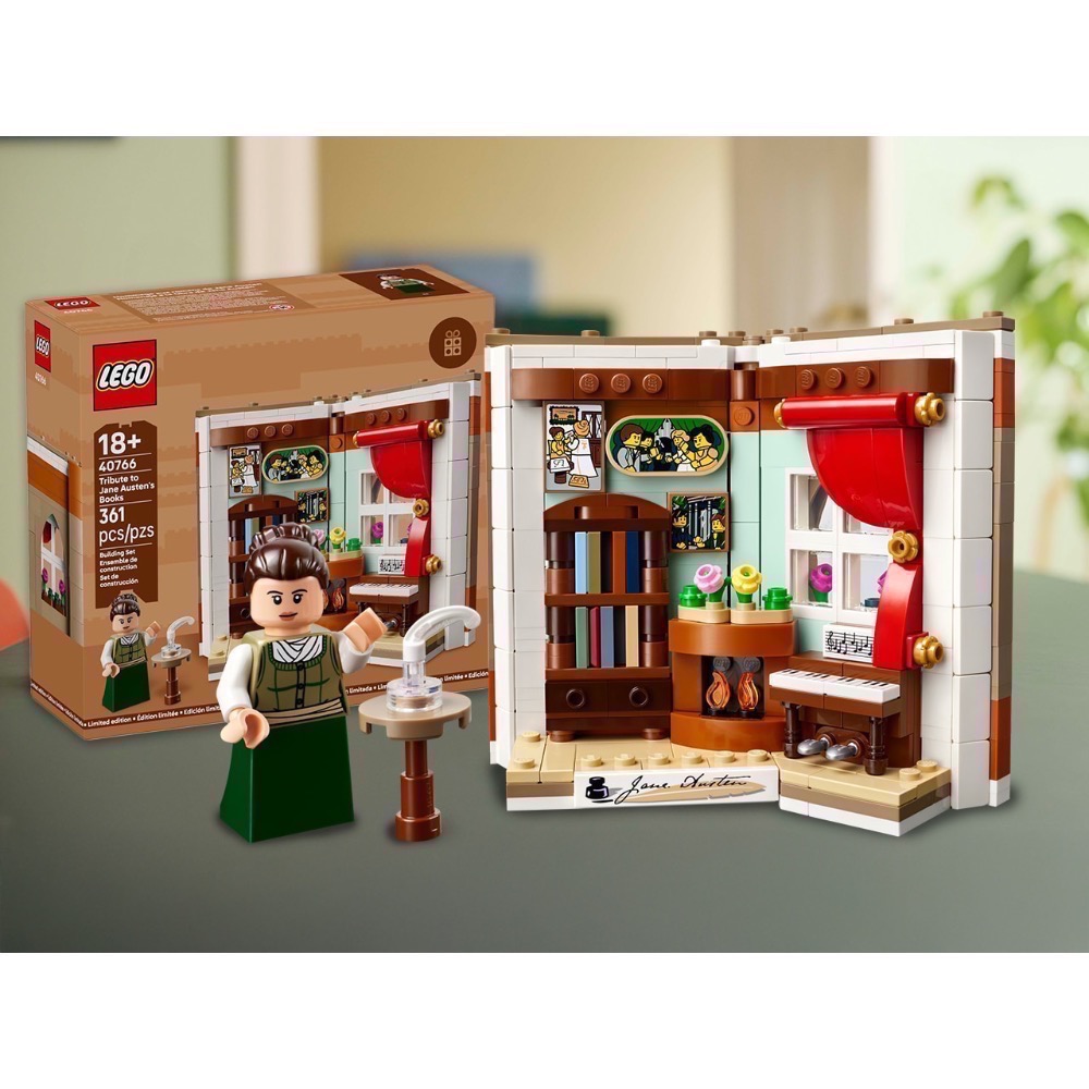 《蘇大樂高》LEGO 40766 傲慢與偏見 致敬 珍·奥斯汀（全新）-細節圖2