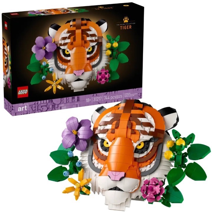 《蘇大樂高》LEGO 31217 動物群系列－老虎 ART系列（全新）-細節圖2