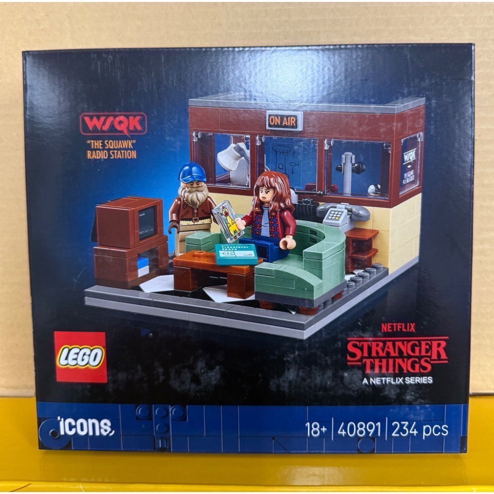 《蘇大樂高》 LEGO 40891 怪奇物語：WSQK廣播電台（全新）現貨不用等-規格圖1