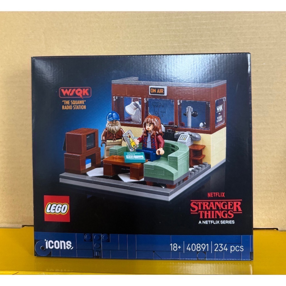 《蘇大樂高》 LEGO 40891 怪奇物語：WSQK廣播電台（全新）現貨不用等-規格圖1