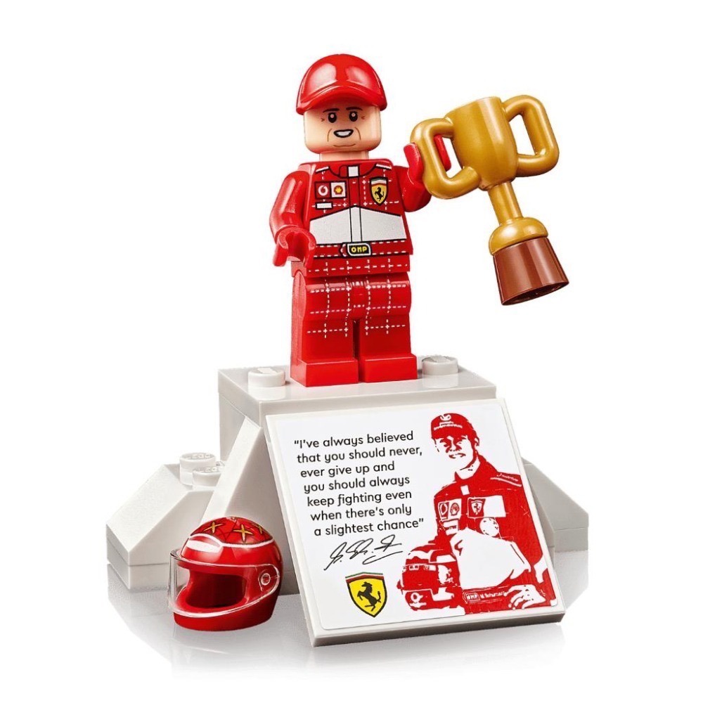 《蘇大樂高》LEGO 11375 法拉利 F2004 麥可·舒馬克 Schumacher（全新）-細節圖5