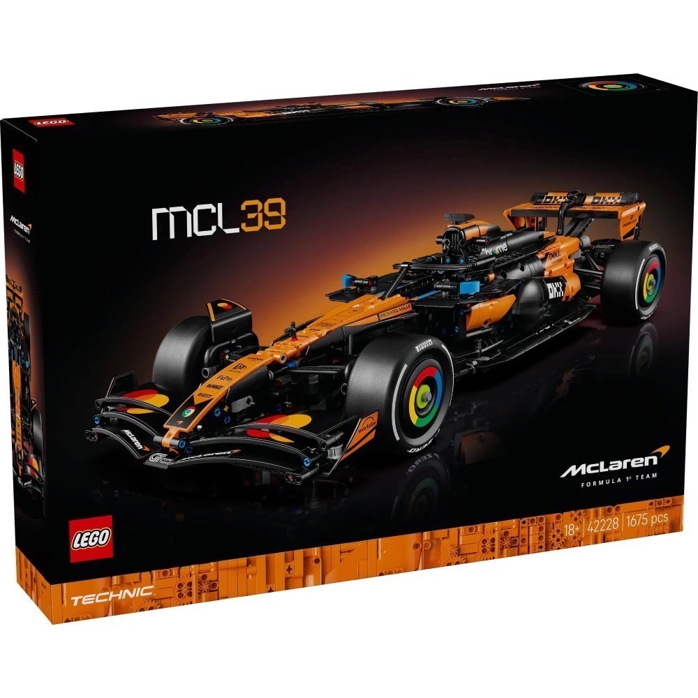 《蘇大樂高》LEGO 42228 麥拉倫 McLaren MCL39 F1 賽車1:8（全新）-細節圖2