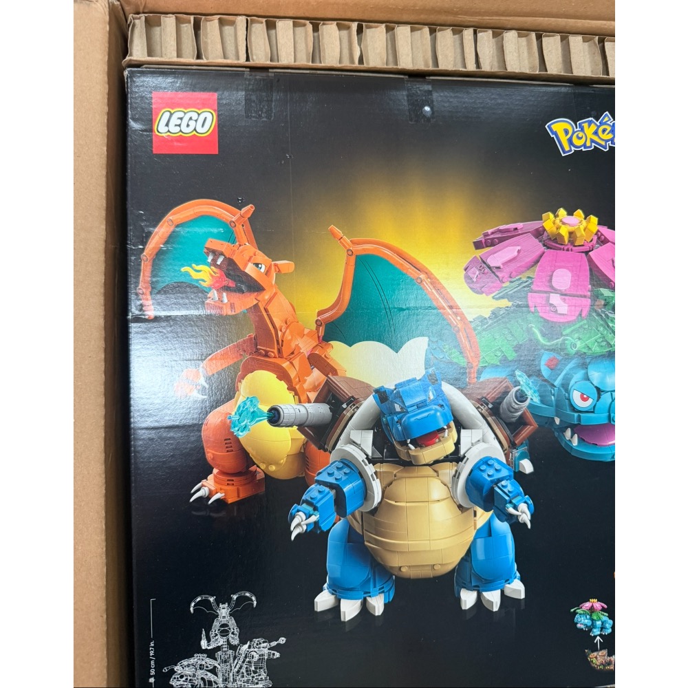 《蘇大樂高》LEGO 72153 寶可夢 Pokemon 神奇寶貝 - 御三家 妙蛙花、噴火龍和水箭龜（全新）-細節圖4