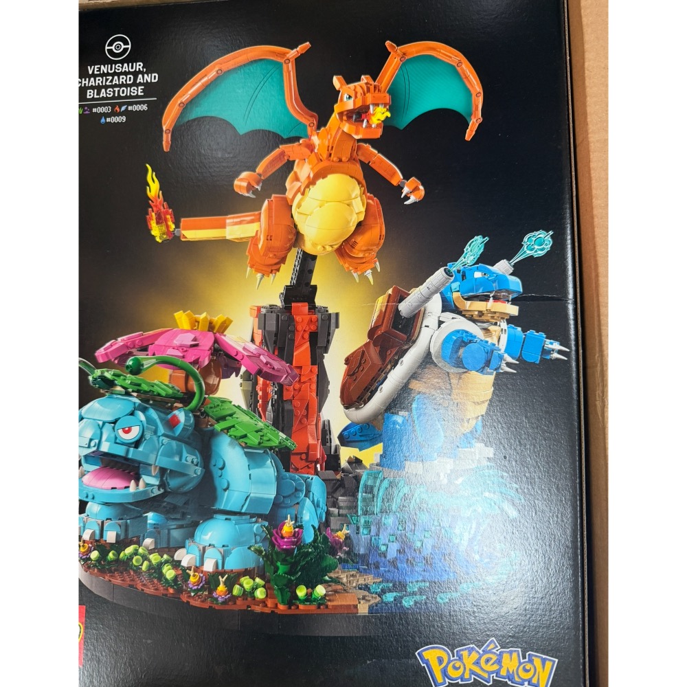 《蘇大樂高》LEGO 72153 寶可夢 Pokemon 神奇寶貝 - 御三家 妙蛙花、噴火龍和水箭龜（全新）-細節圖5