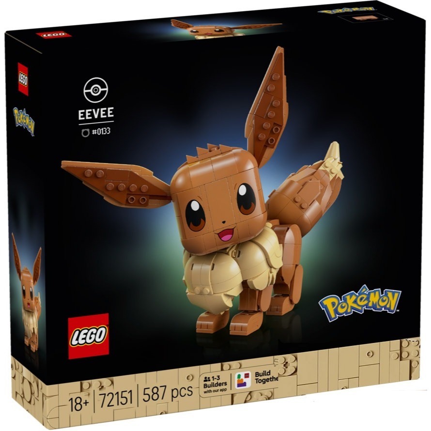 《蘇大樂高》LEGO 72151 寶可夢 神奇寶貝 伊布 Pokémon Eevee (全新)預計4/30出貨-細節圖2