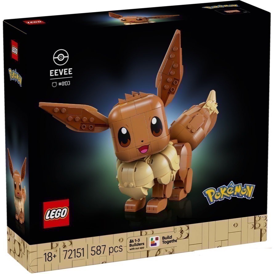 《蘇大樂高》LEGO 72151 寶可夢 神奇寶貝 伊布 Pokémon Eevee (全新)-細節圖2