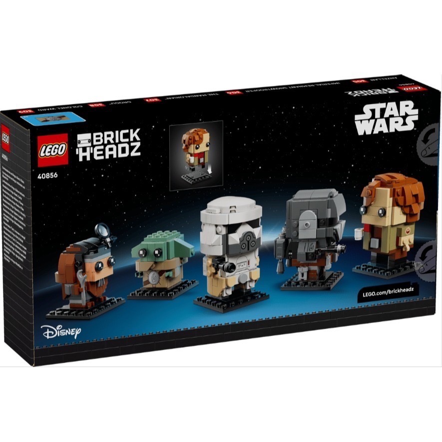 《蘇大樂高》LEGO 40856 星際大戰 曼達洛人與古古（全新）大頭系列-細節圖3