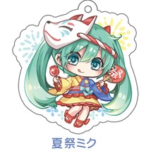 《初音未來》第2彈同人透明壓克力吊飾-規格圖1