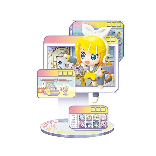 Re-Ment 初音未來電腦視窗 鏡音鈴 公仔 盒玩 微瑕疵-細節圖2