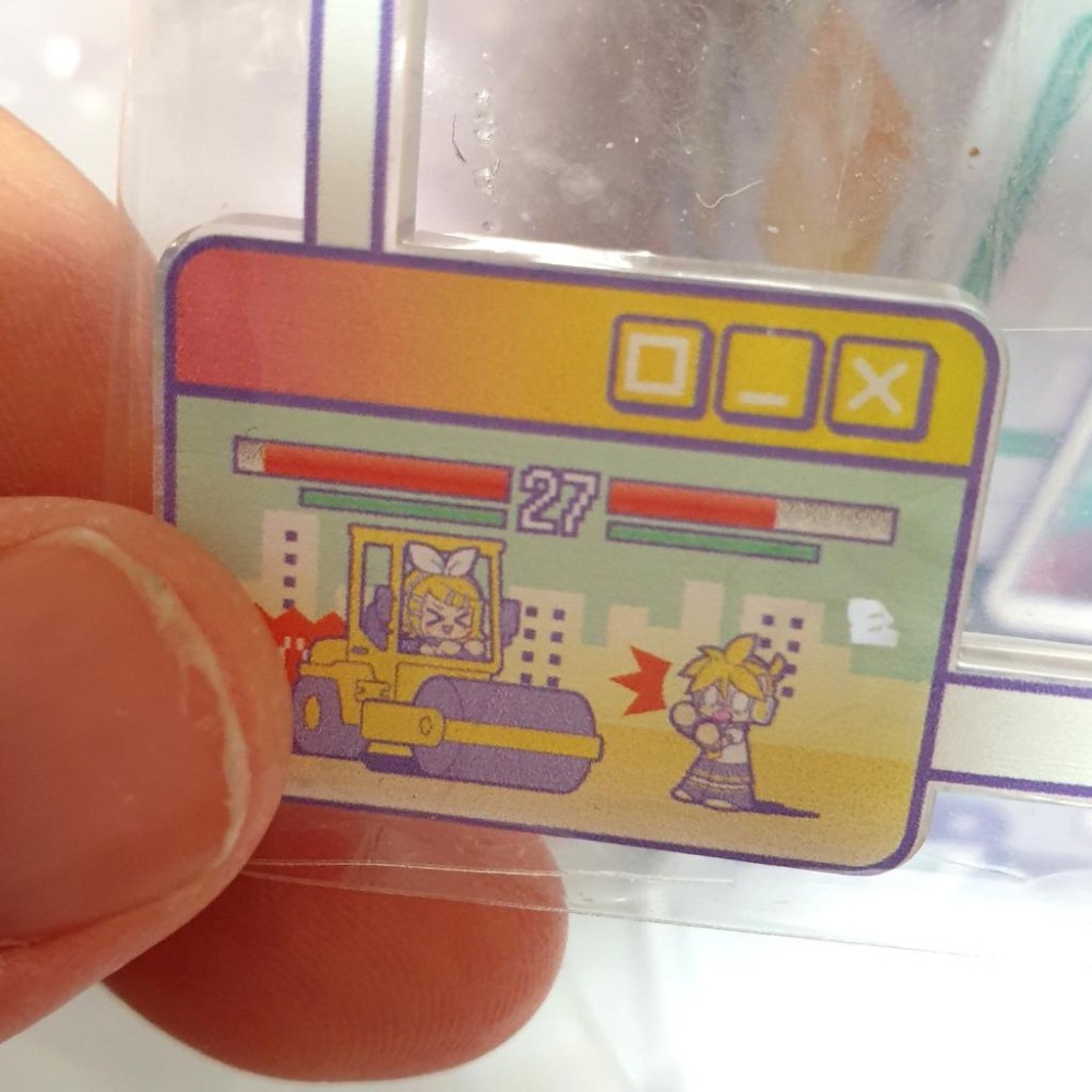 Re-Ment 初音未來電腦視窗 鏡音鈴 公仔 盒玩 微瑕疵-細節圖4