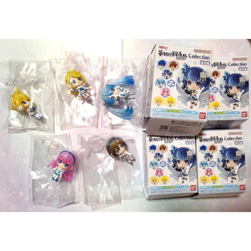 [現貨]萬代BANDAI  初音未來 雪初音2025 COLLECTION 公仔 盒玩 代理版 (MEIKO確認款)-細節圖4