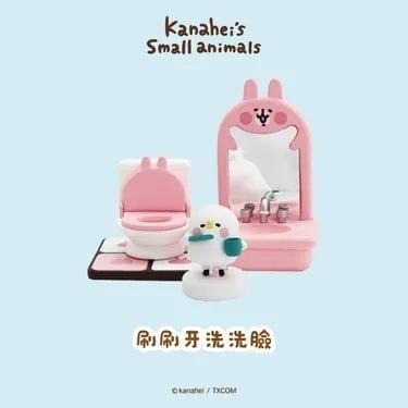 【挑款】卡娜赫拉的小動物-P助與粉紅兔兔的夢幻家具2  盒玩 公仔 拆盒確認款-細節圖3