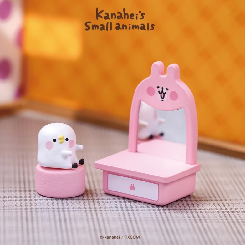 【挑款】卡娜赫拉的小動物-P助與粉紅兔兔的夢幻家具2  盒玩 公仔 拆盒確認款-規格圖5