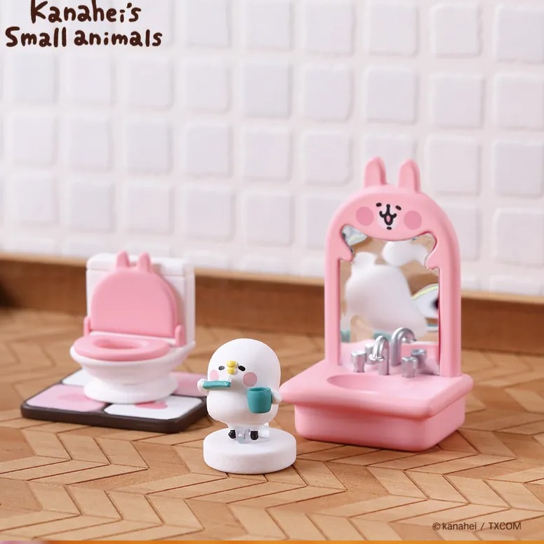 【挑款】卡娜赫拉的小動物-P助與粉紅兔兔的夢幻家具2  盒玩 公仔 拆盒確認款-規格圖5