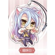 【IC小舖】《遊戲人生》同人透明壓克力鑰匙扣-白/吉普莉爾/初瀨伊綱-細節圖2