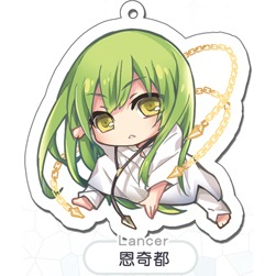 【IC小舖】《Fate/Grand Order-魔獸戰線》FGO同人透明壓克力吊飾-規格圖1