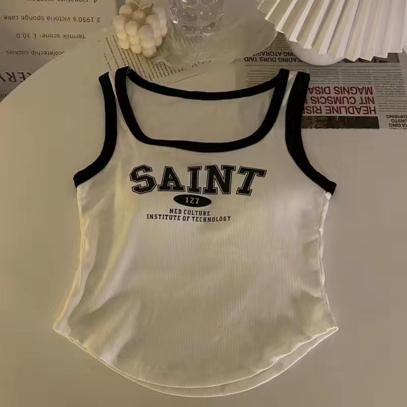 美式露側腰拼色背心❤️‍🔥-細節圖4