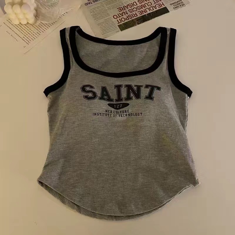 美式露側腰拼色背心❤️‍🔥-細節圖6