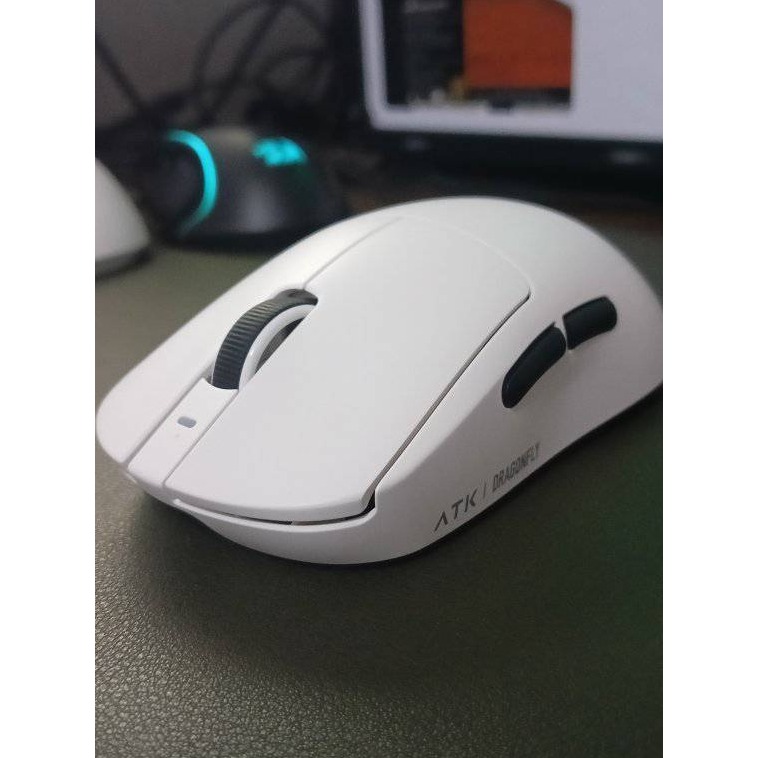 蜻蜓  ATK A9 Ultra 白 頂配 電競無線滑鼠  三模-細節圖3