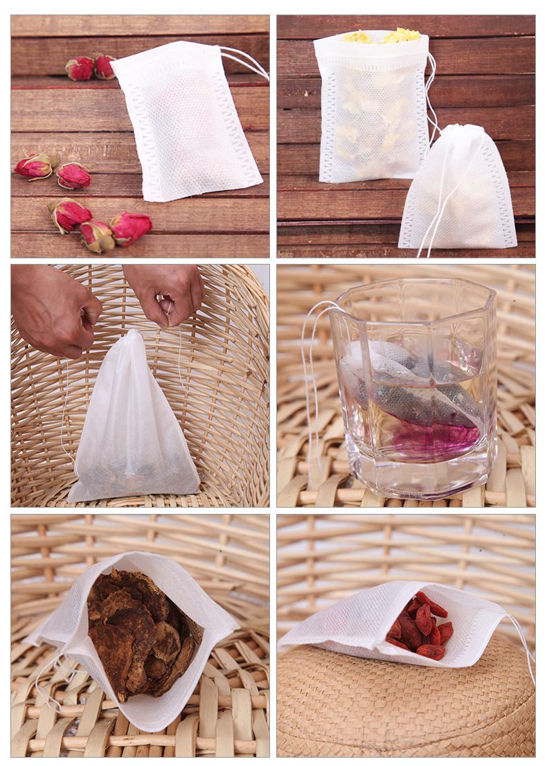 *抽線款* 不織布（無紡布）抽線濾袋 約100入/包-細節圖2