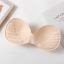 一片式胸墊 乳膠手感 海綿 胸墊 增厚托高 胸墊插片 水餃墊 內衣襯墊 3D立體剪裁 替換胸墊 集中 增厚-規格圖2