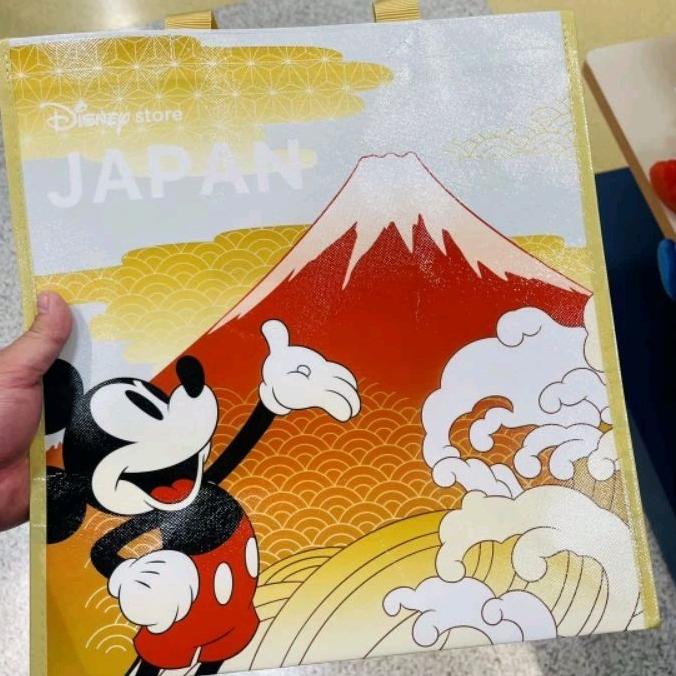 迪士尼  富士山米奇購物袋-細節圖2