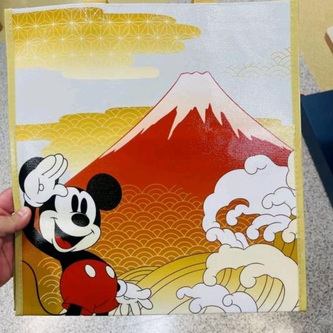 迪士尼  富士山米奇購物袋-細節圖3