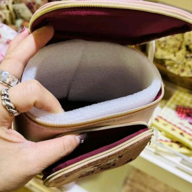 Hello kitty 新款化妝箱(白）-細節圖2