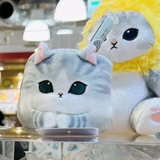 Mofusand鯊魚貓絨毛筆筒-細節圖2