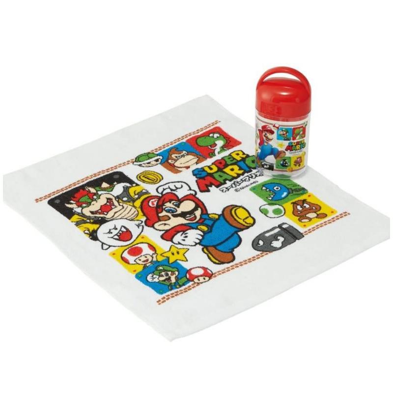 新品~瑪莉歐毛巾收納組-細節圖2