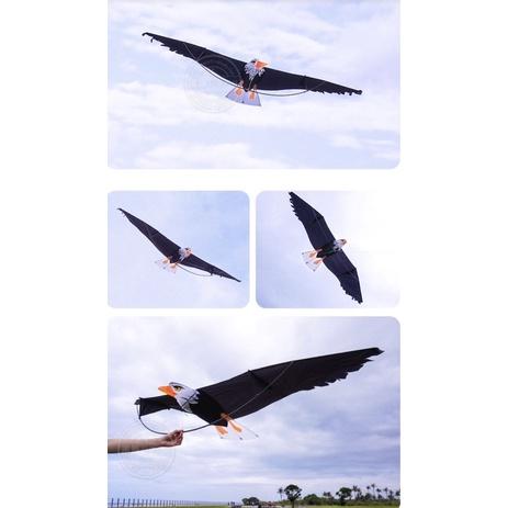3D立體白頭鷹造型風箏（2米前桿式）附線圈-細節圖3