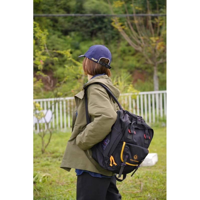 🔥 現貨【🇯🇵Tanned】| 日本 帆布配色手提後背包👜防水包 旅行包 出遊包 露營包-細節圖8