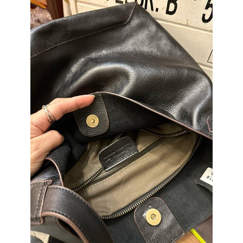 🔥現貨+預購【🇰🇷 Tanned】|韓國 2story質感植鞣牛皮側斜背簡約水桶大包👜真皮系列 牛皮植鞣包 精品包 限量-細節圖2