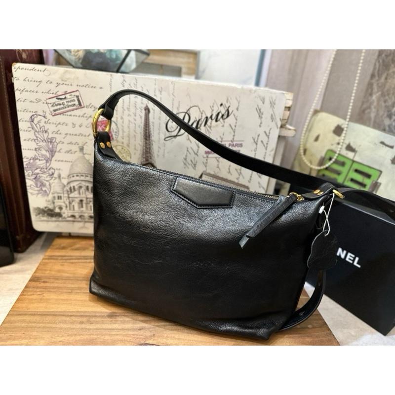 🔥 現貨【🇰🇷 Tanned】|韓國 復古植鞣牛皮水餃後雙夾層斜側背包👜正韓 真皮系列 牛皮皮革 高品質包 筆電包-細節圖2