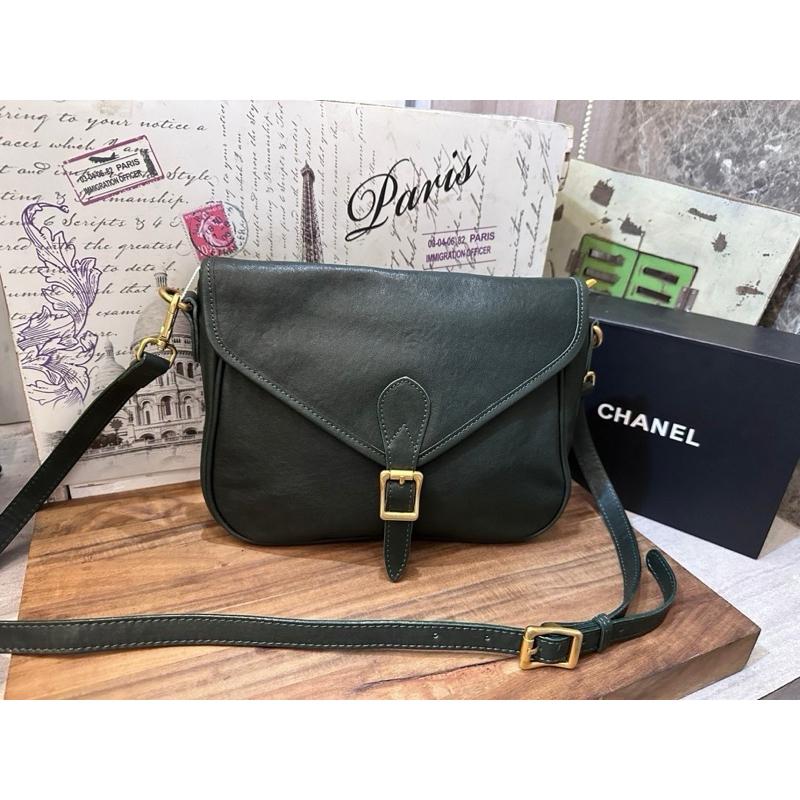 🔥 現貨【🇰🇷 Tanned】|韓國 2story信封蓋子英㒢斜背包👜正韓 真皮系列 牛皮皮革 公事包-細節圖5