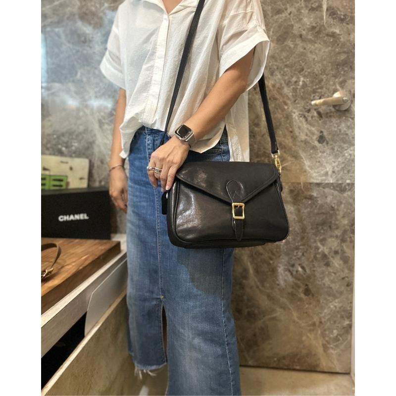 🔥 現貨【🇰🇷 Tanned】|韓國 2story信封蓋子英㒢斜背包👜正韓 真皮系列 牛皮皮革 公事包-細節圖8