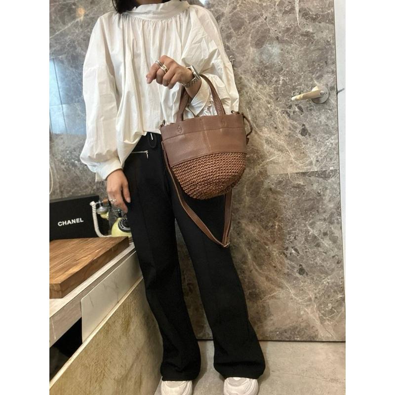 【🇮🇹 Tanned】【保固】部分現貨🔥|義大利牛皮下配棉線編織側背包 編織包 牛皮包 真皮系列 保值包-細節圖6