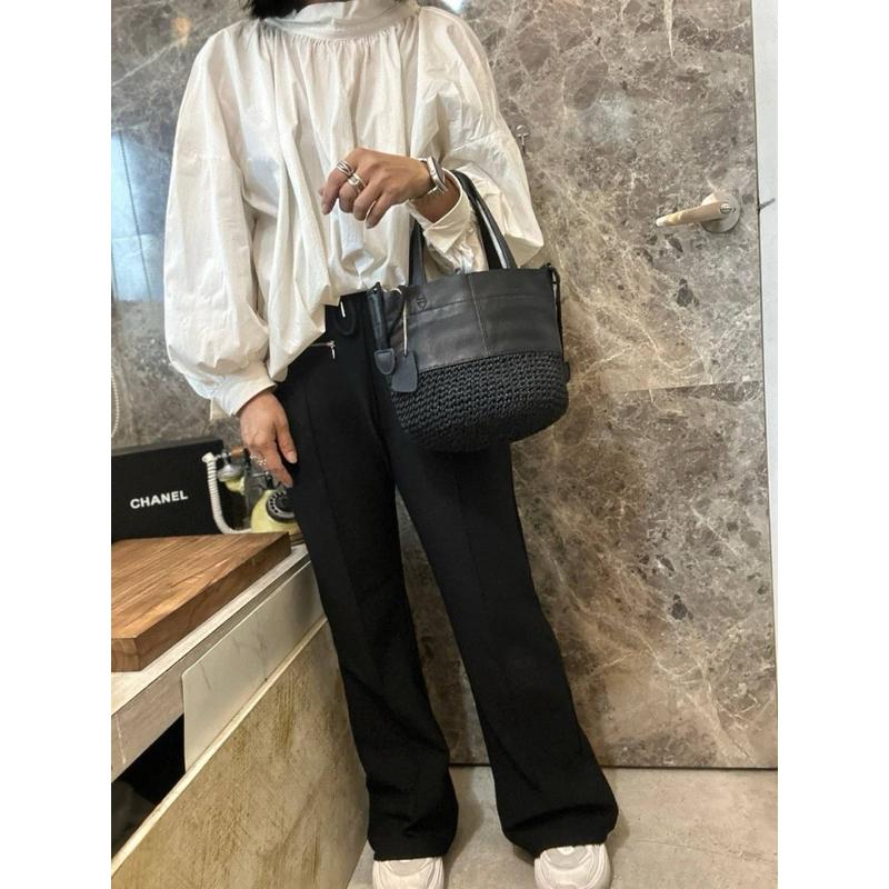 【🇮🇹 Tanned】【保固】部分現貨🔥|義大利牛皮下配棉線編織側背包 編織包 牛皮包 真皮系列 保值包-細節圖8