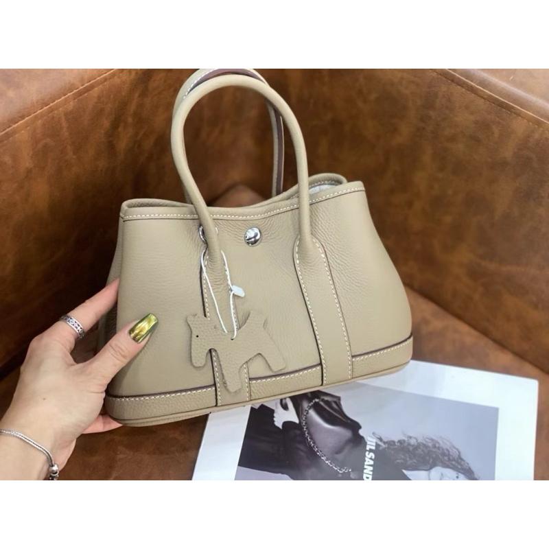 🔥 現貨【🇰🇷 Tanned】|韓國 牛皮簡約手提包👜正韓 真皮系列 牛皮皮革 化妝包 購物包 約會包-細節圖6