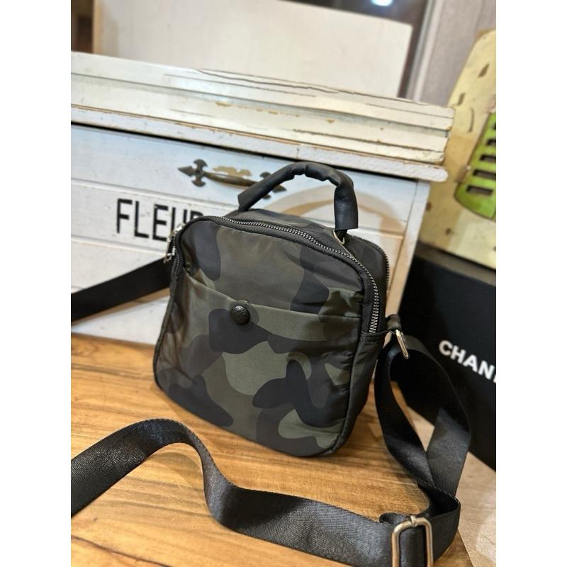 🔥 現貨【🇰🇷 Tanned】|韓國 手提雙層拉鍊斜背包👜正韓 輕便系列 旅行包 露營包 防水包-細節圖3