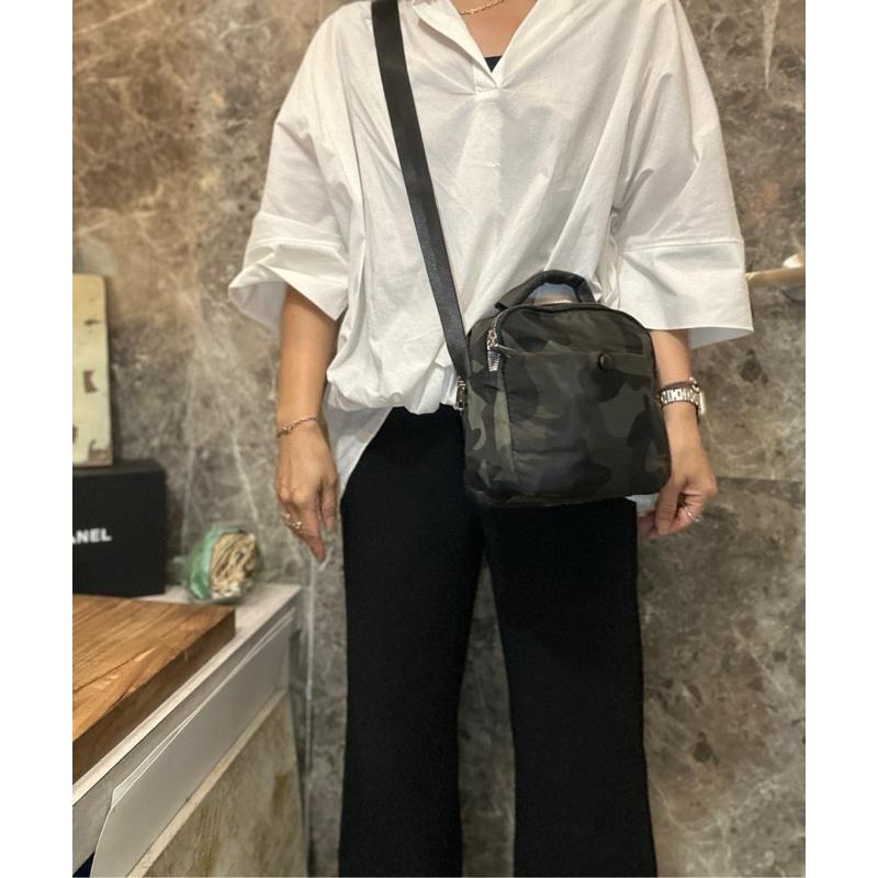 🔥 現貨【🇰🇷 Tanned】|韓國 手提雙層拉鍊斜背包👜正韓 輕便系列 旅行包 露營包 防水包-細節圖6
