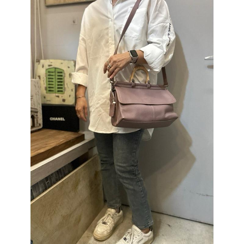 🔥 現貨【🇰🇷 Tanned】|韓國 木把牛皮質感手提包👜正韓 真皮系列 牛皮皮革 商務包 公事包 母親節禮物-細節圖9