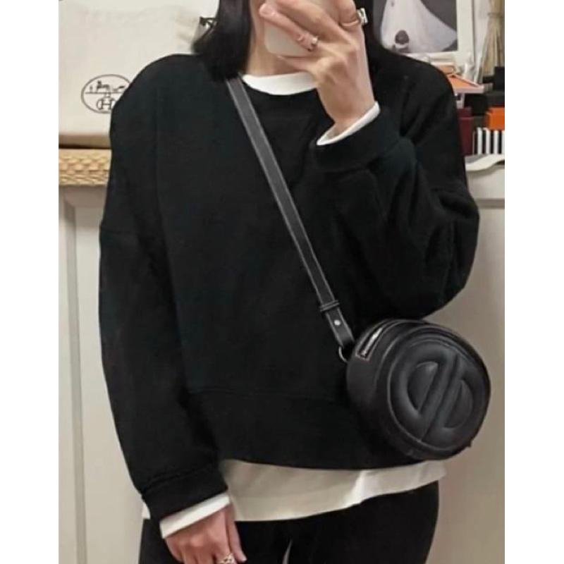 部分現貨🔥【🇰🇷 Tanned】【保固】| 質感牛皮豬鼻子斜背胸包👜真皮系列 牛皮皮革 斜背包 胸包 精品包 高質感包包-細節圖9