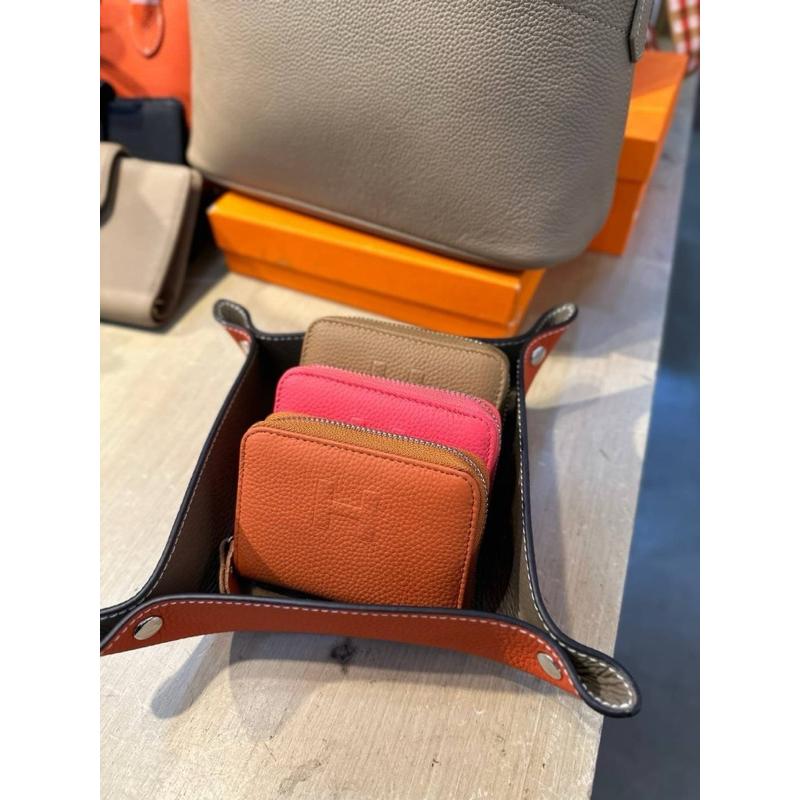 🔥 【🇰🇷 Tanned】【保固】| 牛皮雷射馬車扣子展示皮盤💼真皮系列 牛皮皮革 盤子 收納盤-細節圖8