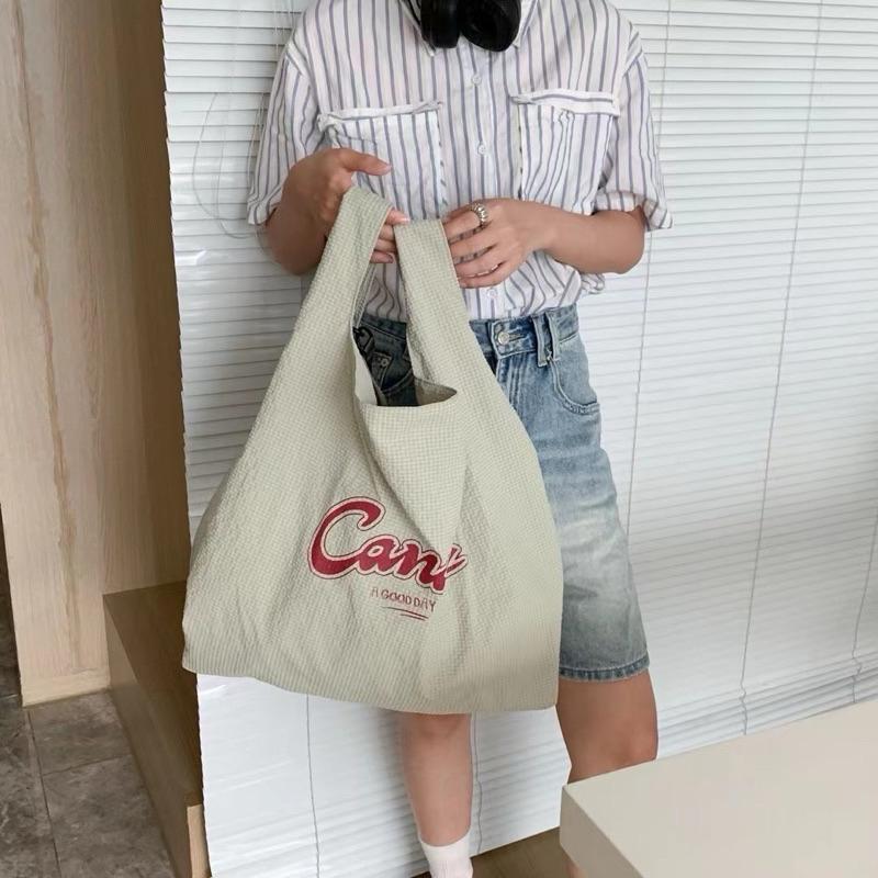🔥 現貨【🇰🇷 Tanned】|韓國 英文字側背包👜正韓 東大門連線 輕便包 流行包 購物包-細節圖9