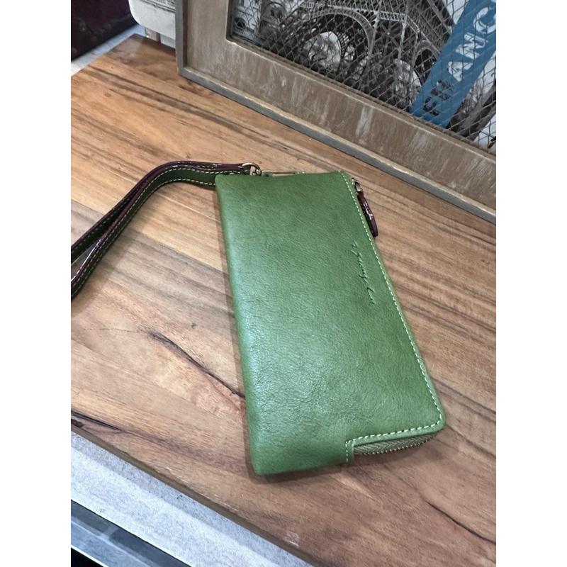 現貨🔥 【🇰🇷 Tanned】|韓國 2story質感超好的復古拉鍊手拿長夾👜正韓 真皮系列 牛皮皮革 復古包 零錢包-細節圖6