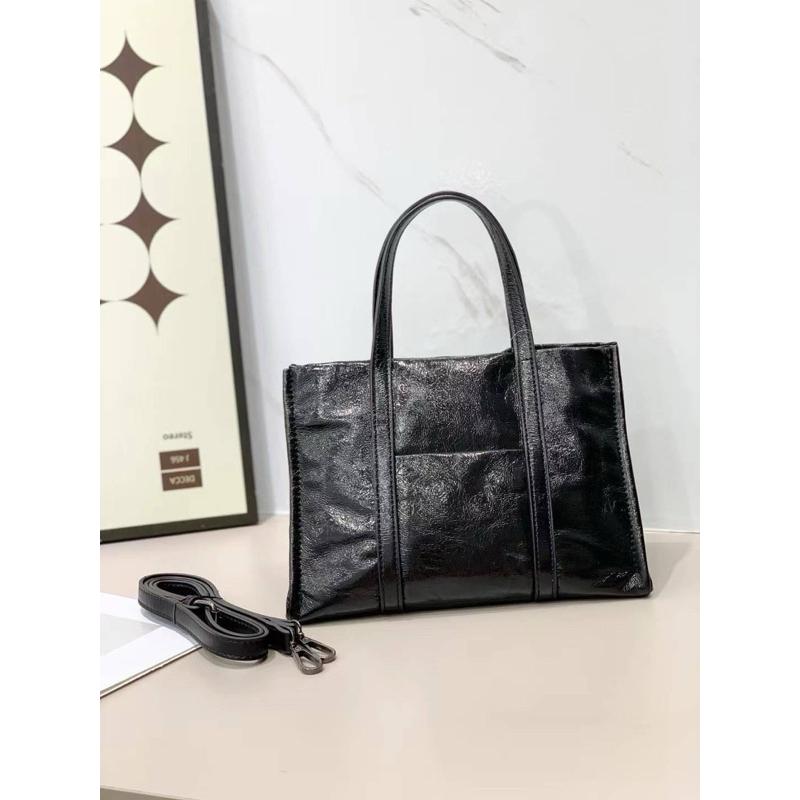 🔥 現貨【🇰🇷 Tanned】|韓國 金屬色系前插袋托特手提包👜正韓 長夾包 上課包 化妝包 iPad包-細節圖2